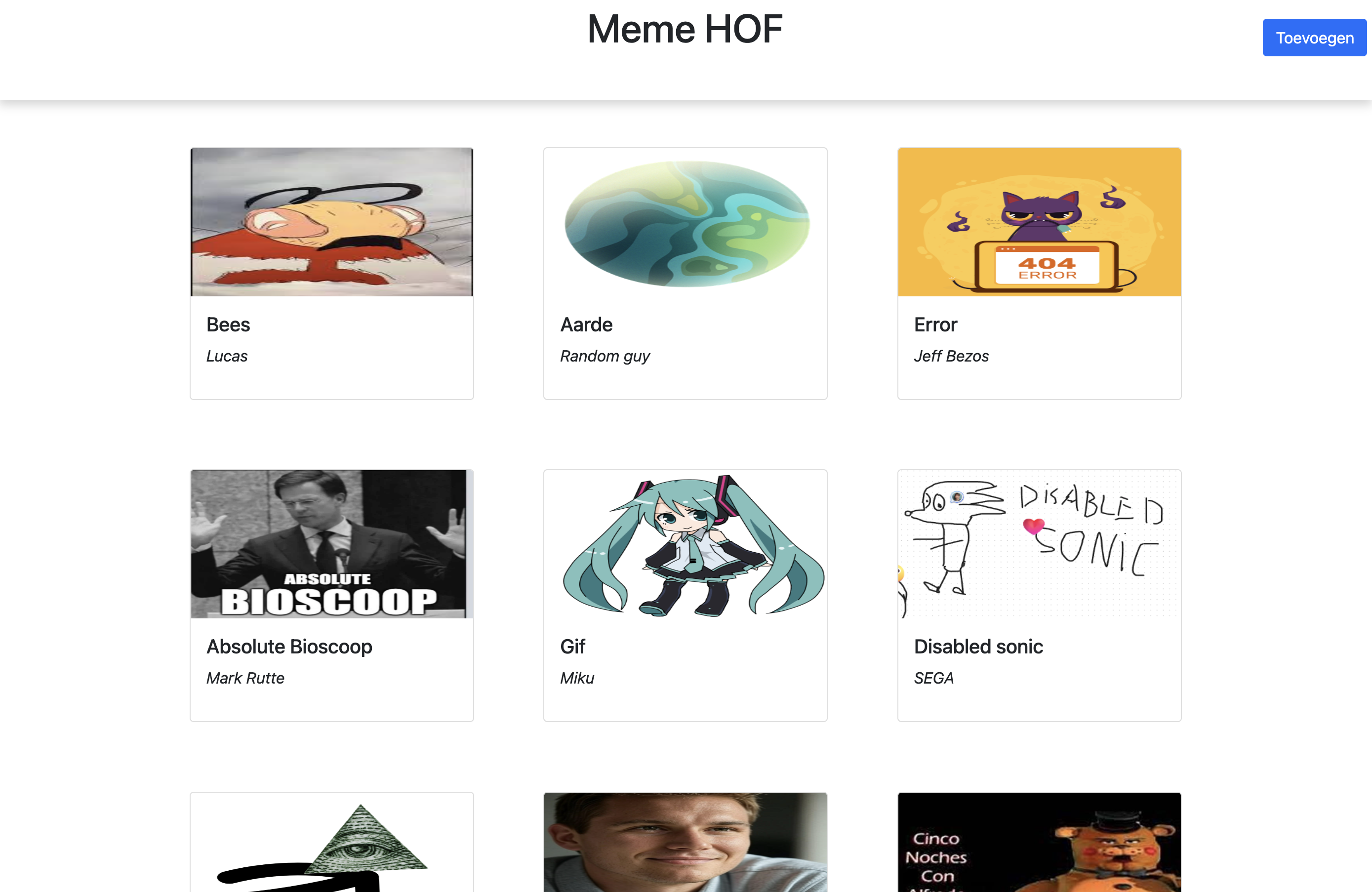 Foto van het project